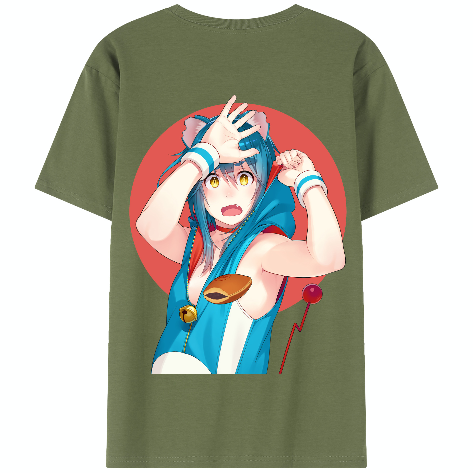 （画像用） ドラえもん Doraemon 綿100％半袖Tシャツ（背面プリント）